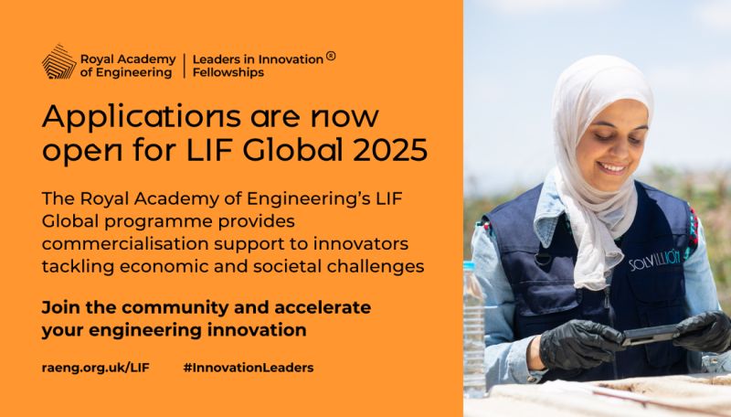 Royal Academy of Engineering LIF Global Programme 2025